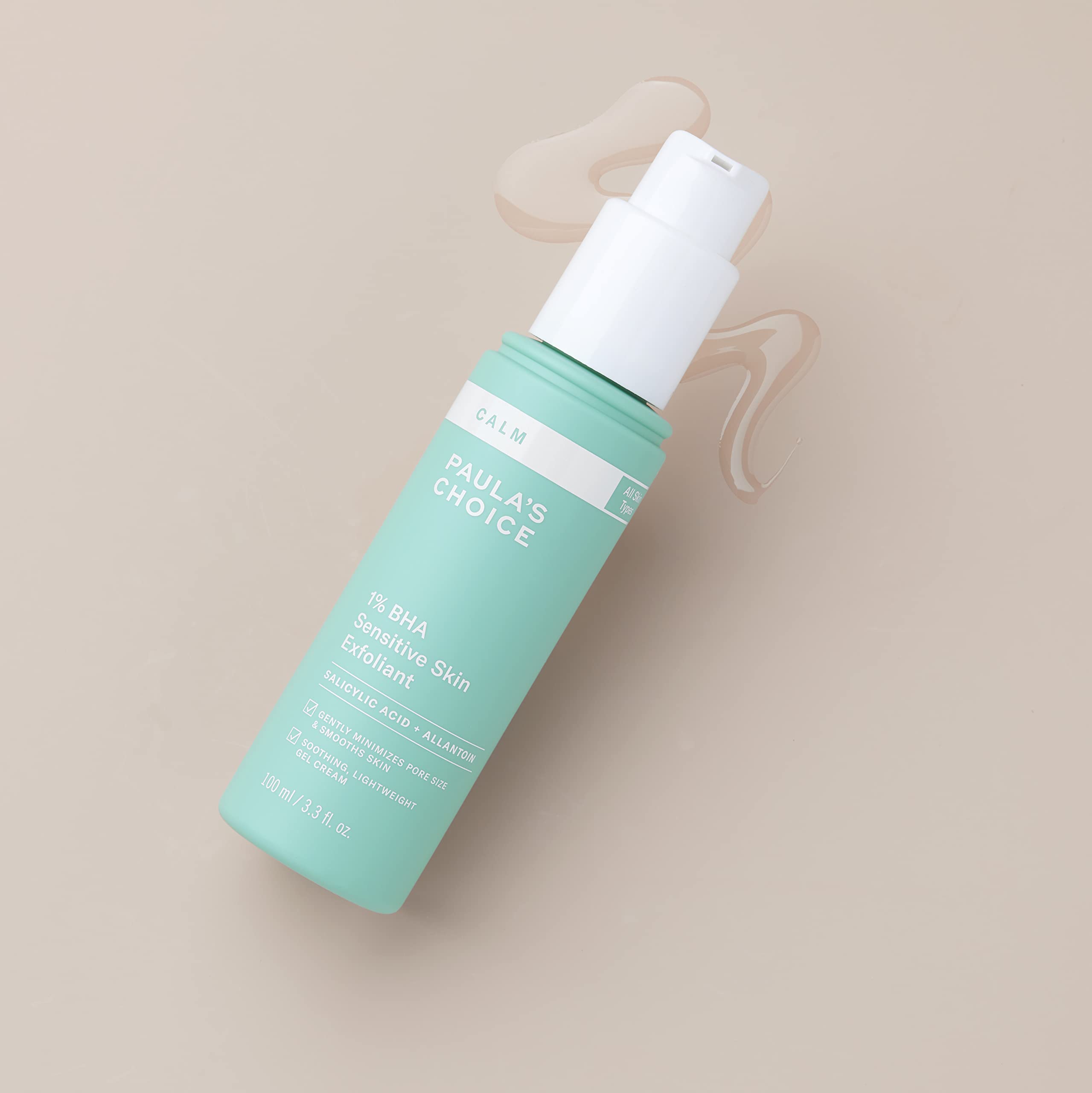 Paula’s Choice CALM 1% Sensitive Skin BHA Exfoliant, Salicylic Acid Lotion for Large, Clogged Pores, Calms + Soothes Redness, Suitable for Rosacea-Prone & Eczema-Prone Skin, Fragrance-Free, 3.3 Fl Oz